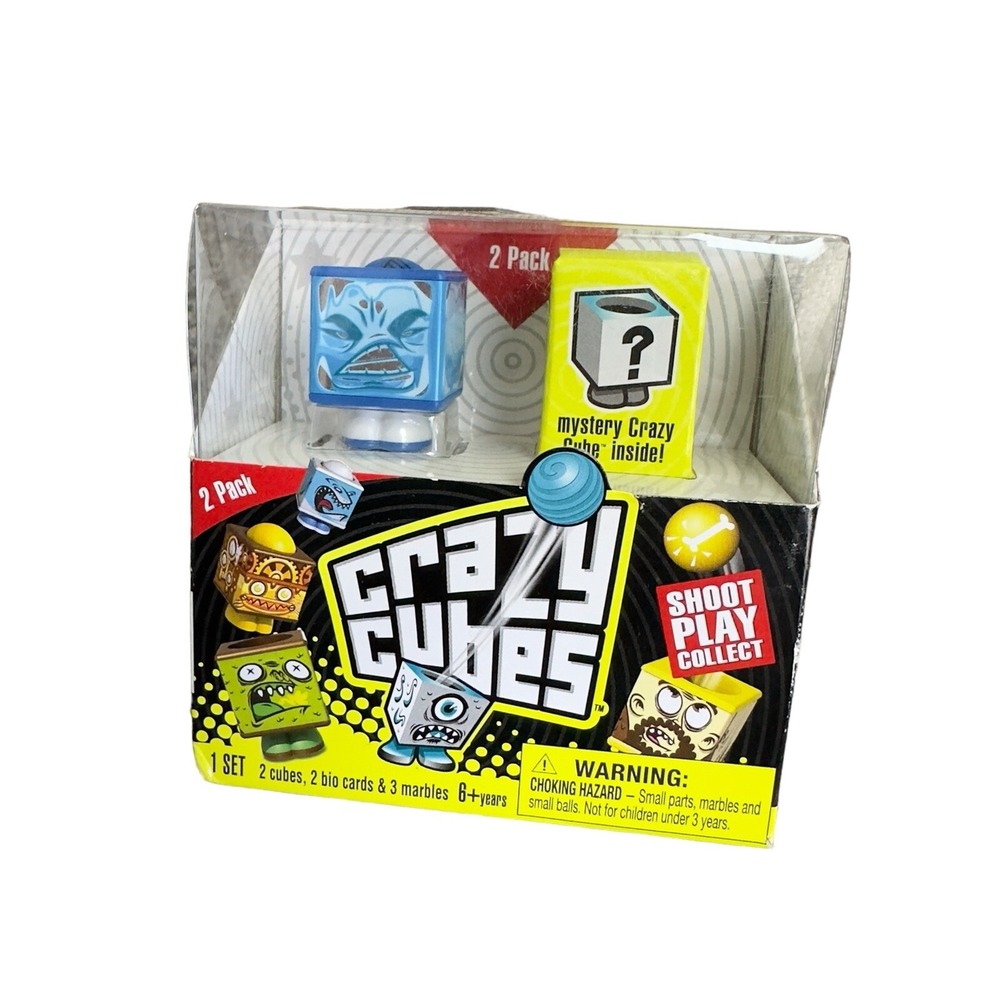 Crazy Cubes Marble Card Game Shoot Load 1 Set Mystery